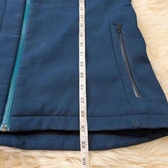 Icebreaker Merino Wool Lined Windbreaker Jacket Blue Women Size XL - Picture 6 of 10